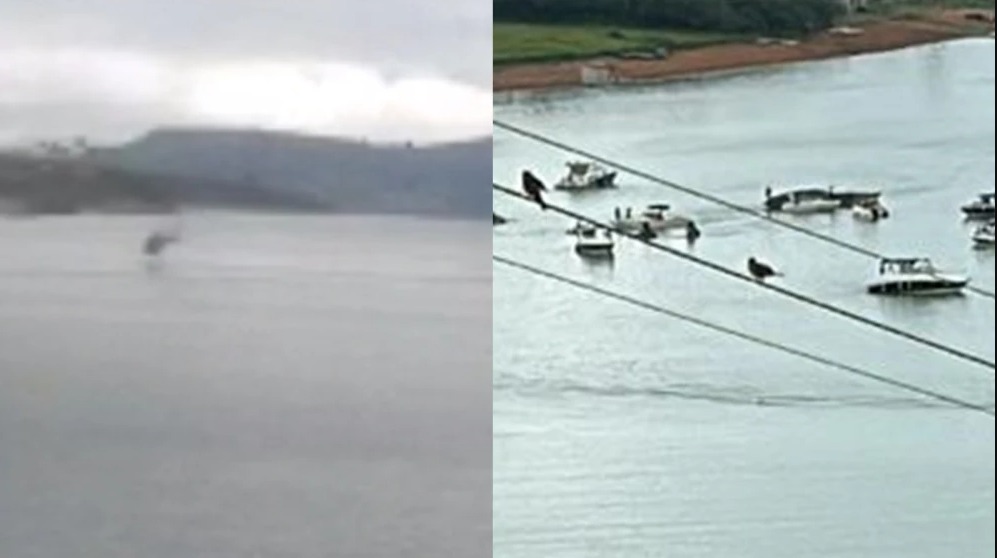 URGENTE: helicóptero com quatro passageiros cai em Capitólio, região turística de MG