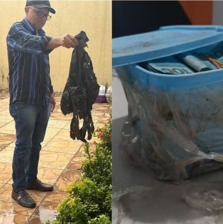 O que se sabe sobre os R$ 60 mil enterrados dentro de pote de sorvete encontrados por aposentado no jardim de casa