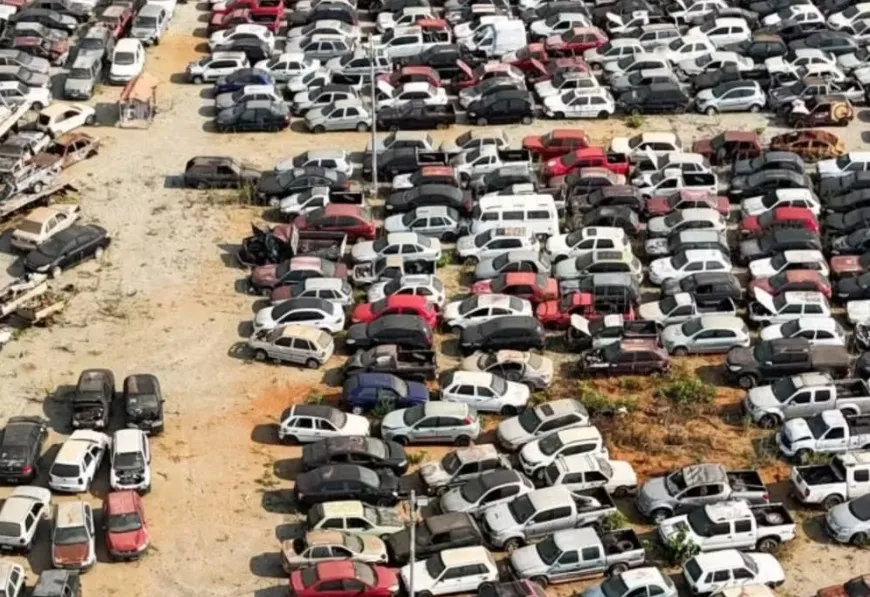 Detran abre leilão de 296 veículos no Tocantins com lances a partir de R$ 30